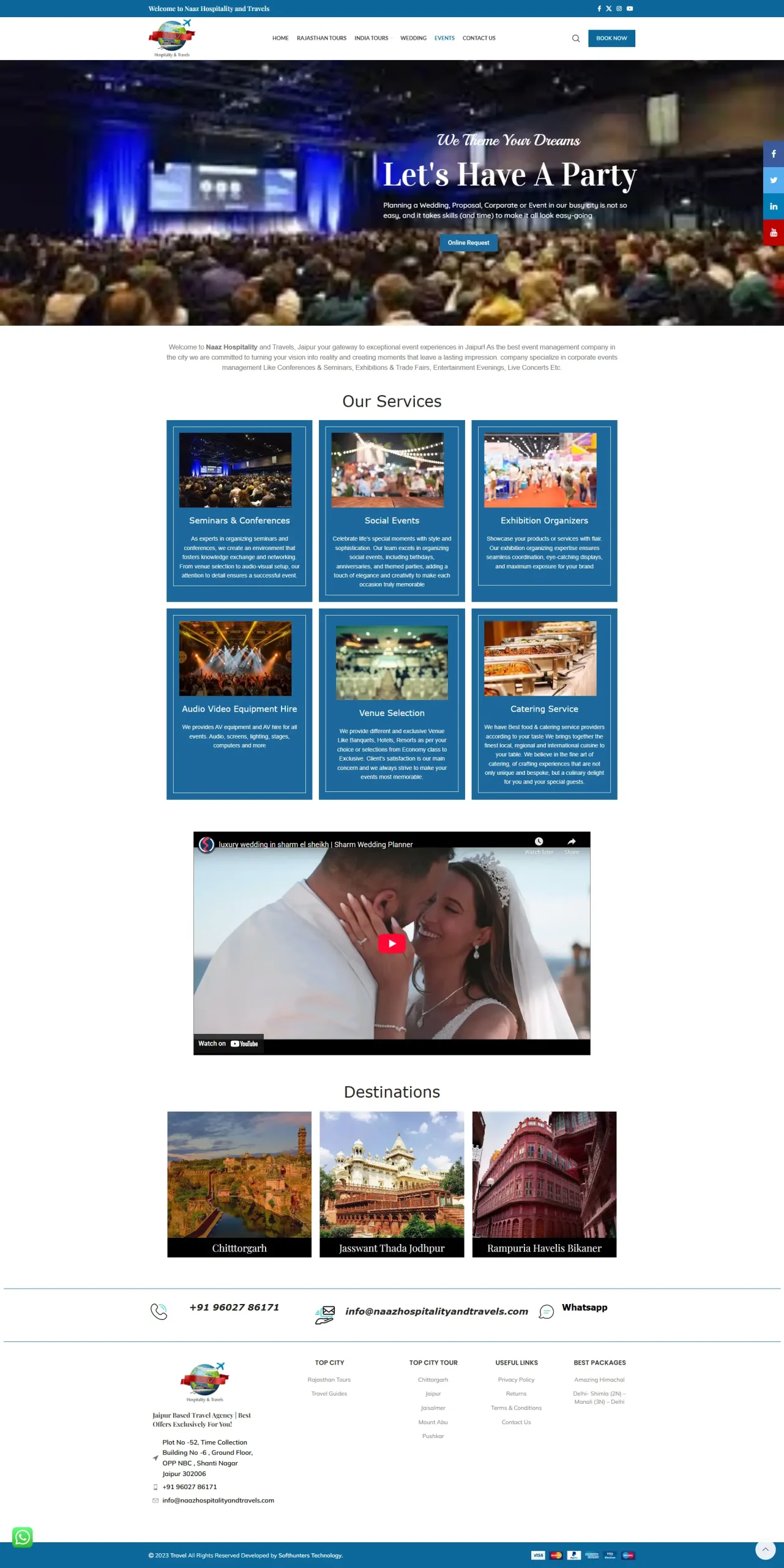 Event page