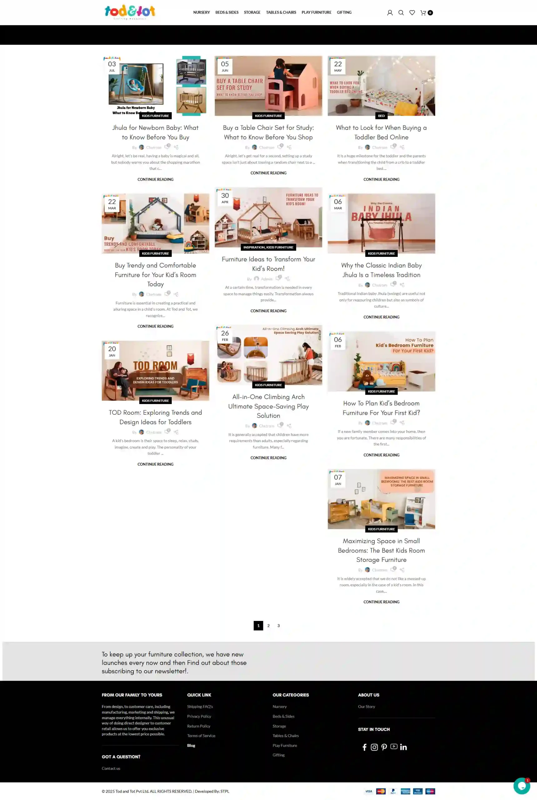 blog page